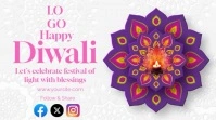 Happy Diwali Festival of Light Digital Display Template