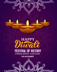 Happy diwali festival Poster Poster/Wallboard template