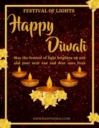 Happy Diwali Flyer template