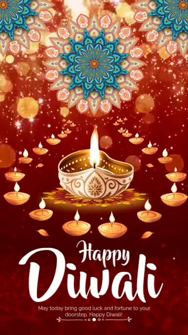 Happy Diwali story template História do Instagram