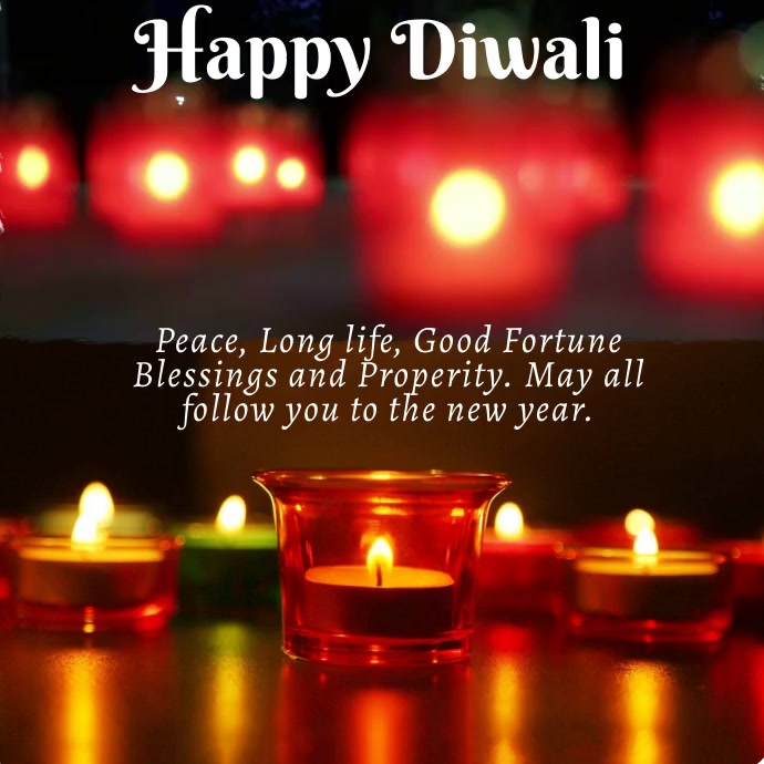Modele Happy Diwali Template Postermywall