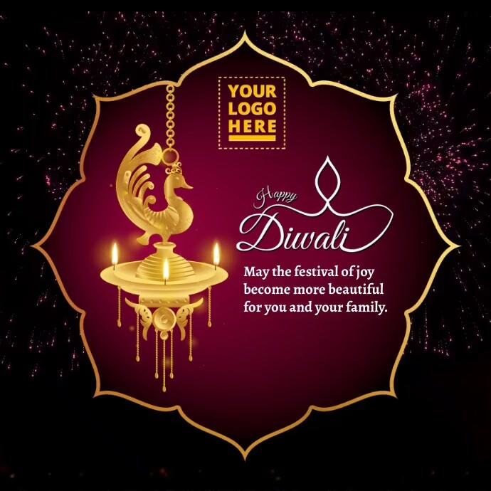 Modele Happy Diwali Video Postermywall