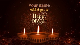 Happy Diwali Wishes Animated Gif Template Postermywall