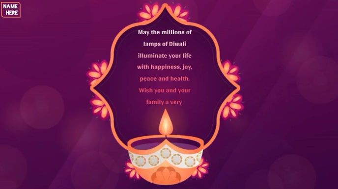 Copy of Happy Diwali Wishes Template | PosterMyWall