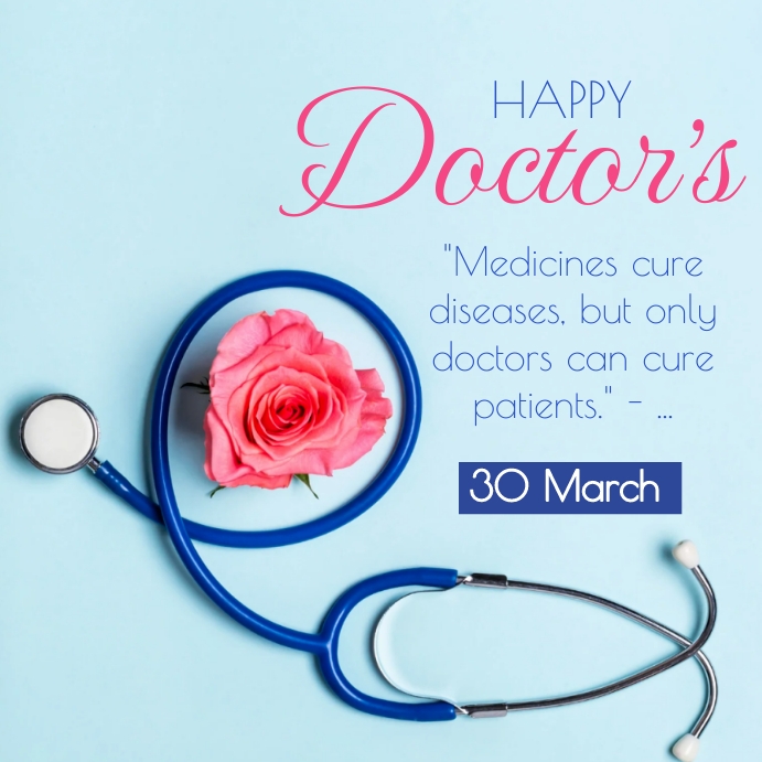 Happy doctors day Template | PosterMyWall
