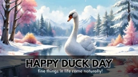 Happy duck day Miniatura do YouTube template