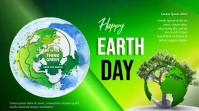 Happy Earth Day Banner Poster Template Digital Display (16:9)