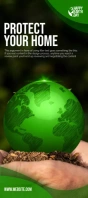 Happy Earth Day Rack Card template
