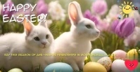 Happy Easter! Publicité Facebook template