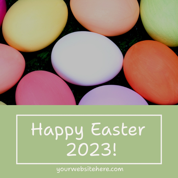 Happy Easter 2023 Instagram Post template