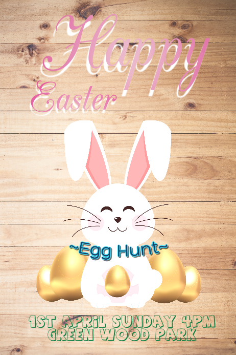 happy easter template