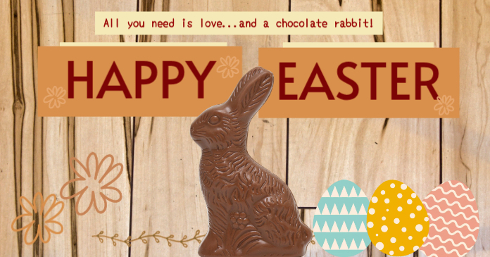 happy easter blue Template | PosterMyWall