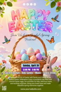 Happy Easter Celebration Tumblr Graphic Tumblr-grafik template