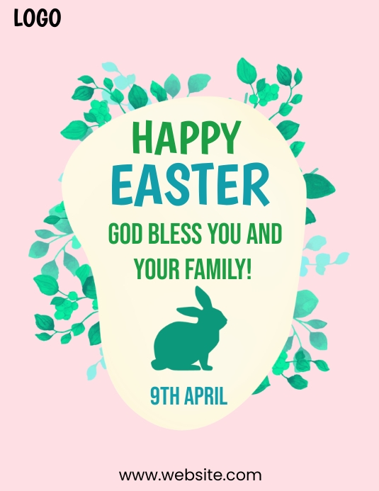 Happy Easter Company Poster Template | PosterMyWall