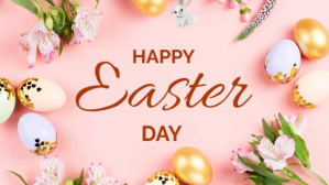 Happy Easter Day Digitalt display (16:9) template