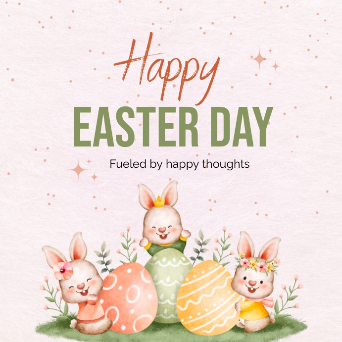 Happy Easter Day Instagram Post Template | PosterMyWall