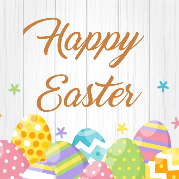 happy easter Template PosterMyWall