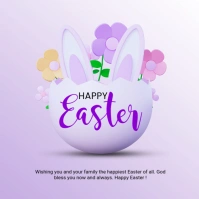 Happy Easter Persegi (1:1) template