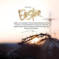 Happy Easter Instagram Post template