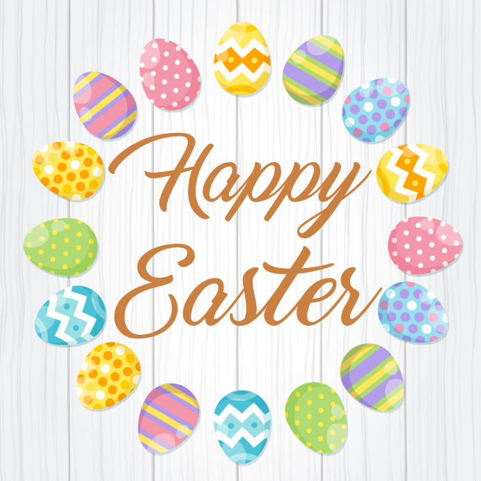 happy easter Template PosterMyWall