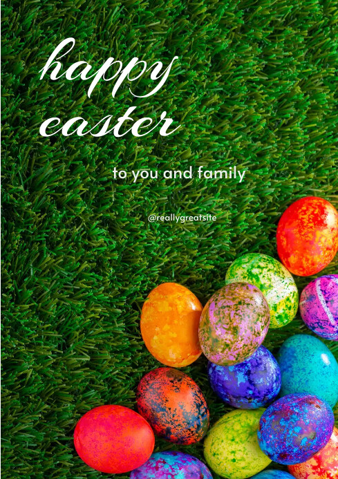 Happy Easter Template PosterMyWall