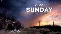 happy easter Tampilan Digital (16:9) template