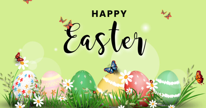 Happy Easter Immagine condivisa di Facebook template
