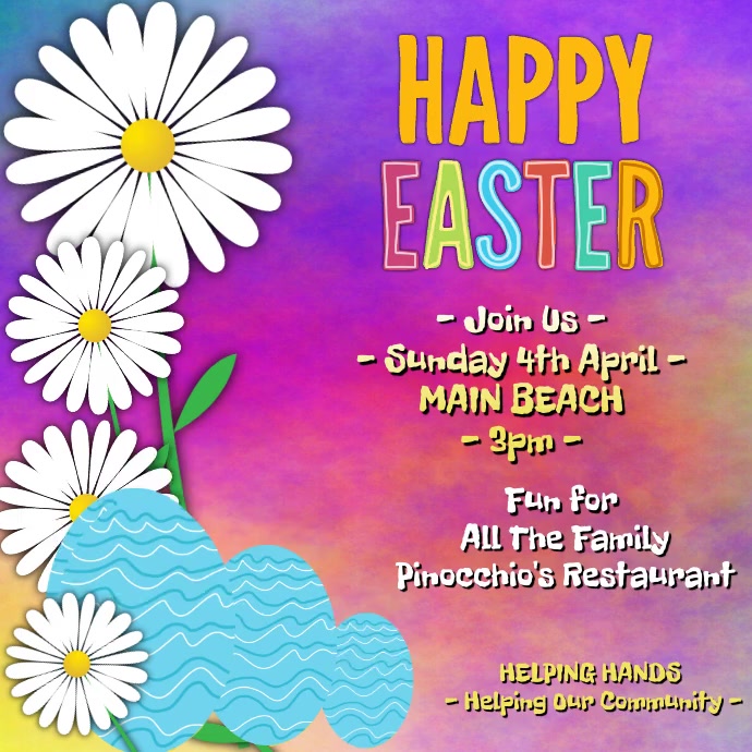 Happy Easter Event Template | PosterMyWall