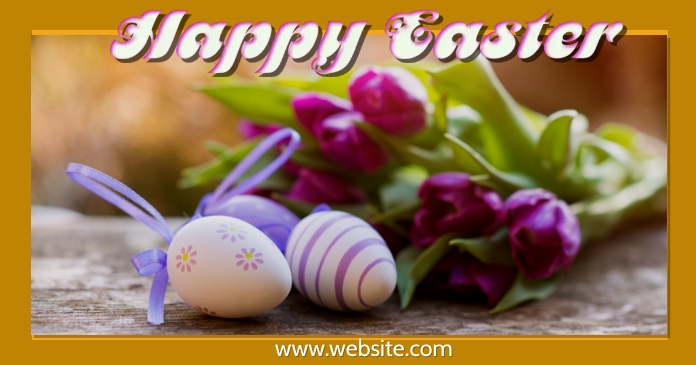 happy easter facebook Template | PosterMyWall