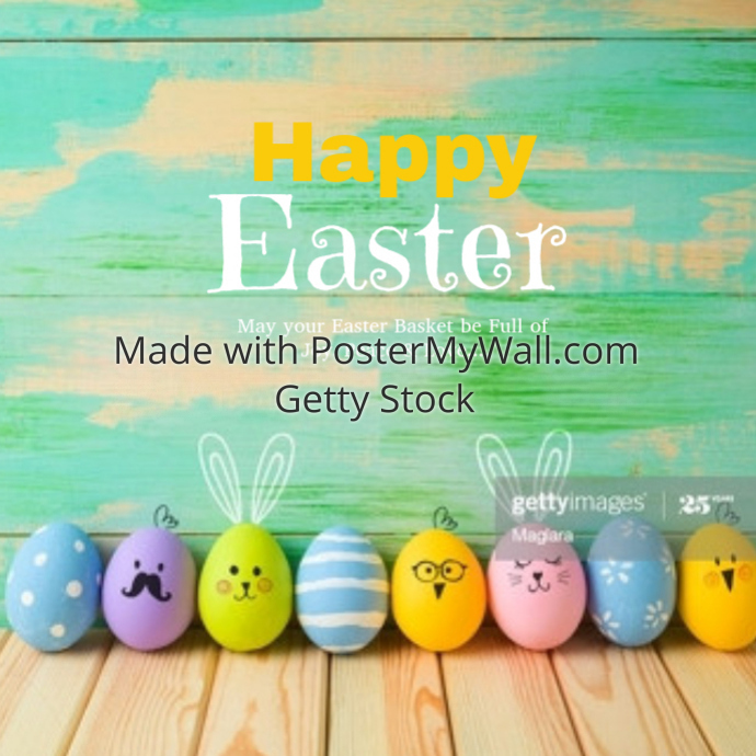 copy of happy easter greeting card wishes eggs flowers