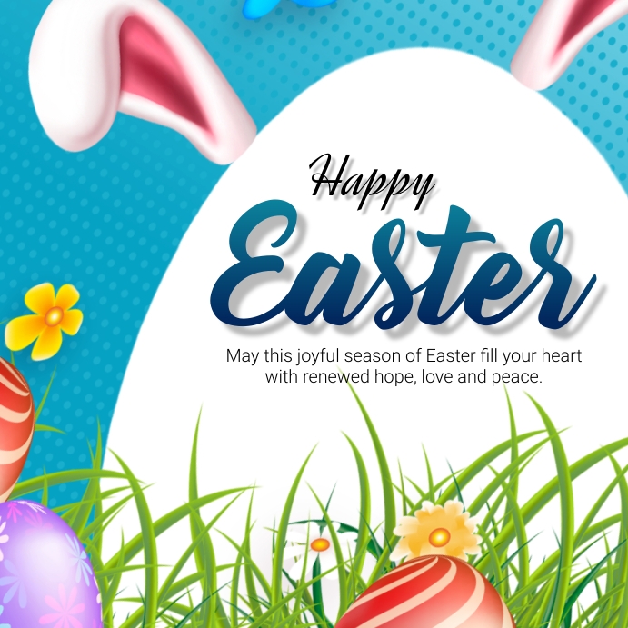 Happy Easter Instagram Post Template | PosterMyWall