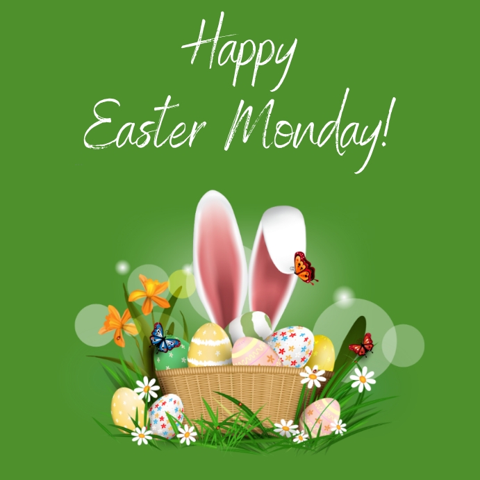 Copy of happy easter monday PosterMyWall