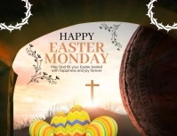 happy easter monday Flyer (US Letter) template