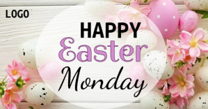 Happy Easter Monday Facebook 共享图片 template