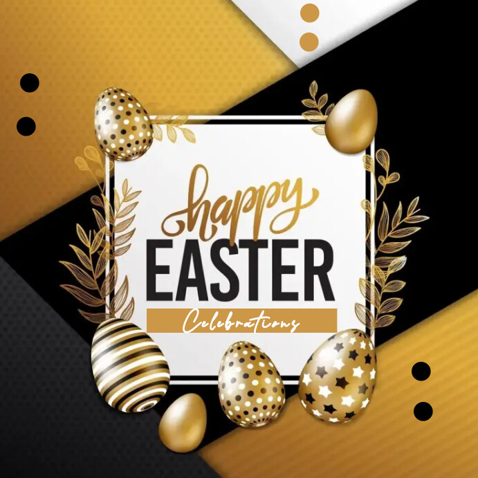 Happy Easter Poster Template PosterMyWall