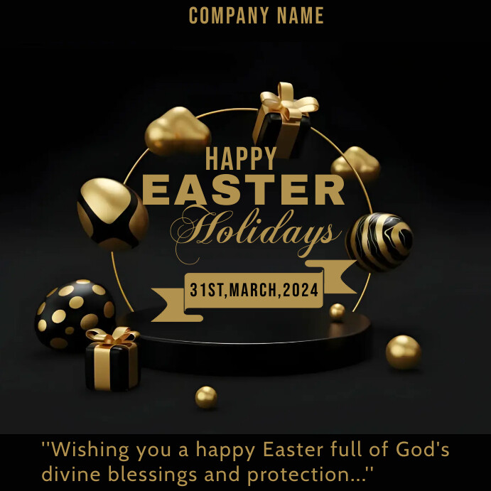 Plantilla De Happy Easter Poster Design PosterMyWall plantilla-de-happy-easter-poster-design-postermywall