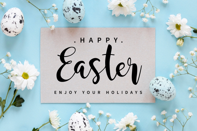 Happy easter poster Template | PosterMyWall