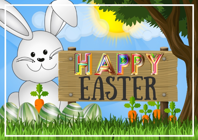 Happy Easter Poster Template PosterMyWall