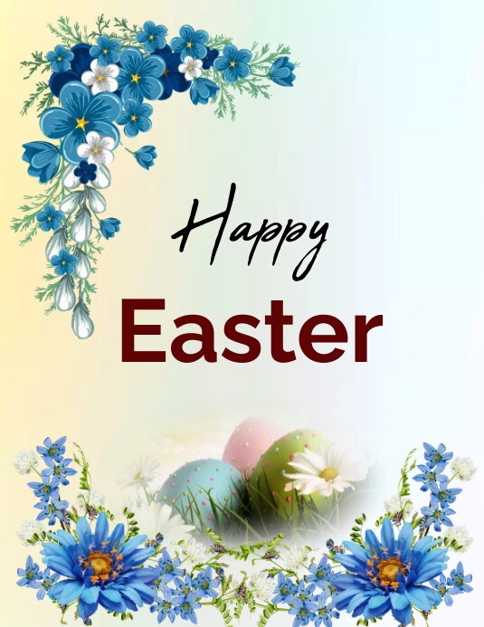 Happy Easter Poster Template PosterMyWall happy-easter-poster-template-postermywall