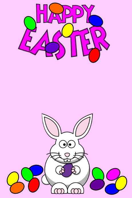 happy easter template postermywall