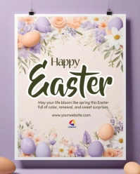 Happy easter professional template Instagram Portrait