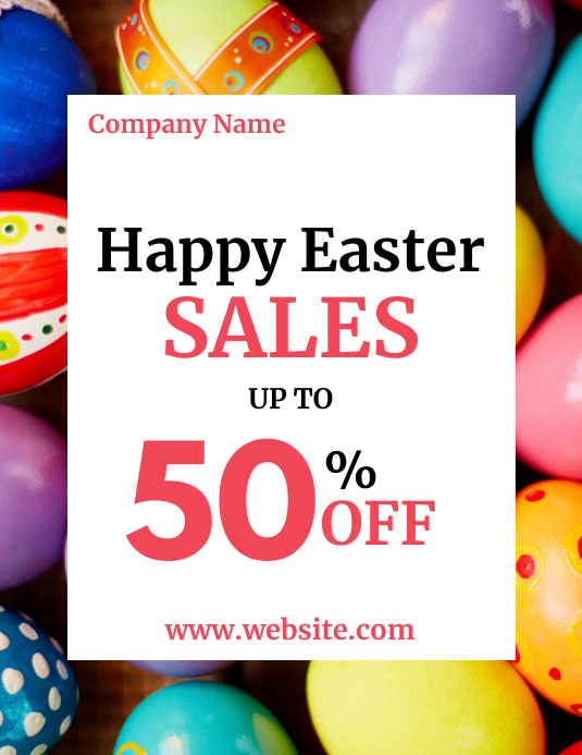 Copy of Happy easter sales advertisement | PosterMyWall