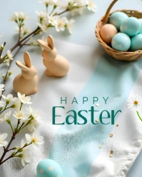 Happy Easter Template Instagram Portrait