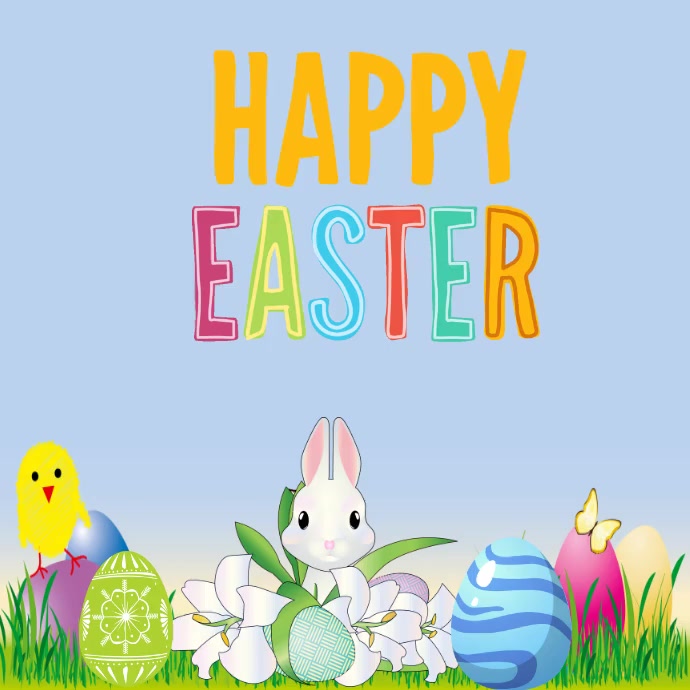 Happy Easter Template Poster PosterMyWall