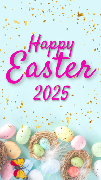 Happy Easter Whatsapp Status Post Template | PosterMyWall