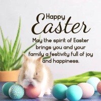 happy easter video bunny rabbit sweet