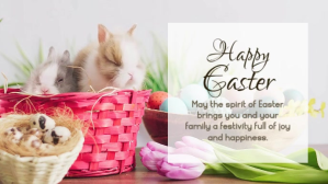 Wit Easter Celebration Vídeo de portada de Facebook Template