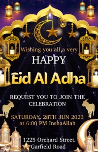 HAPPY EID AL ADHA MUBARAK Tabloid template