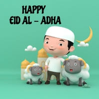 Happy Eid Al- Adha Template | PosterMyWall