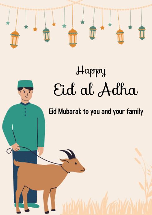 Copy of Happy Eid al Adha wish templates | PosterMyWall